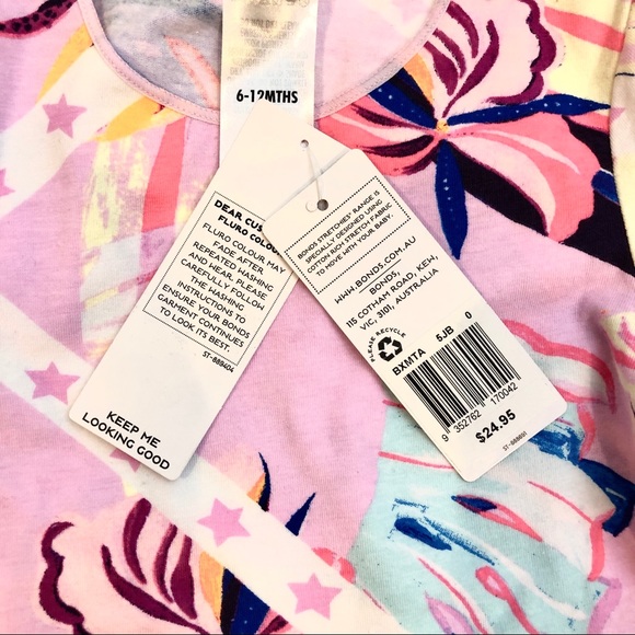 BONDS Stretchies Long Sleeve Balletsuit NWT - Picture 4 of 5